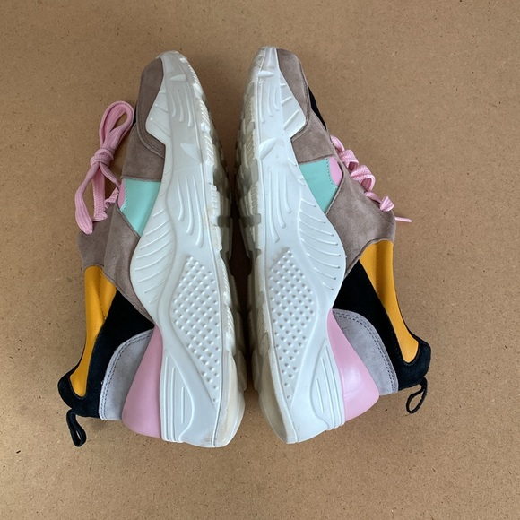 Gianni Bini Color Block Retro Platform Sneakers. Size 8.5 - Picture 4 of 8